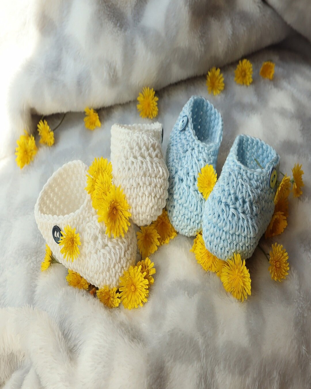 Crochet Newborn shoes